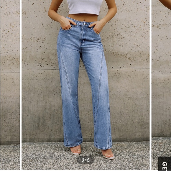 Commense Vintage Denim Straight Leg Jeans - Picture 5 of 13